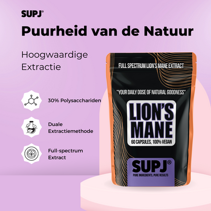 SUPJ Lion's Mane Extract Capsules