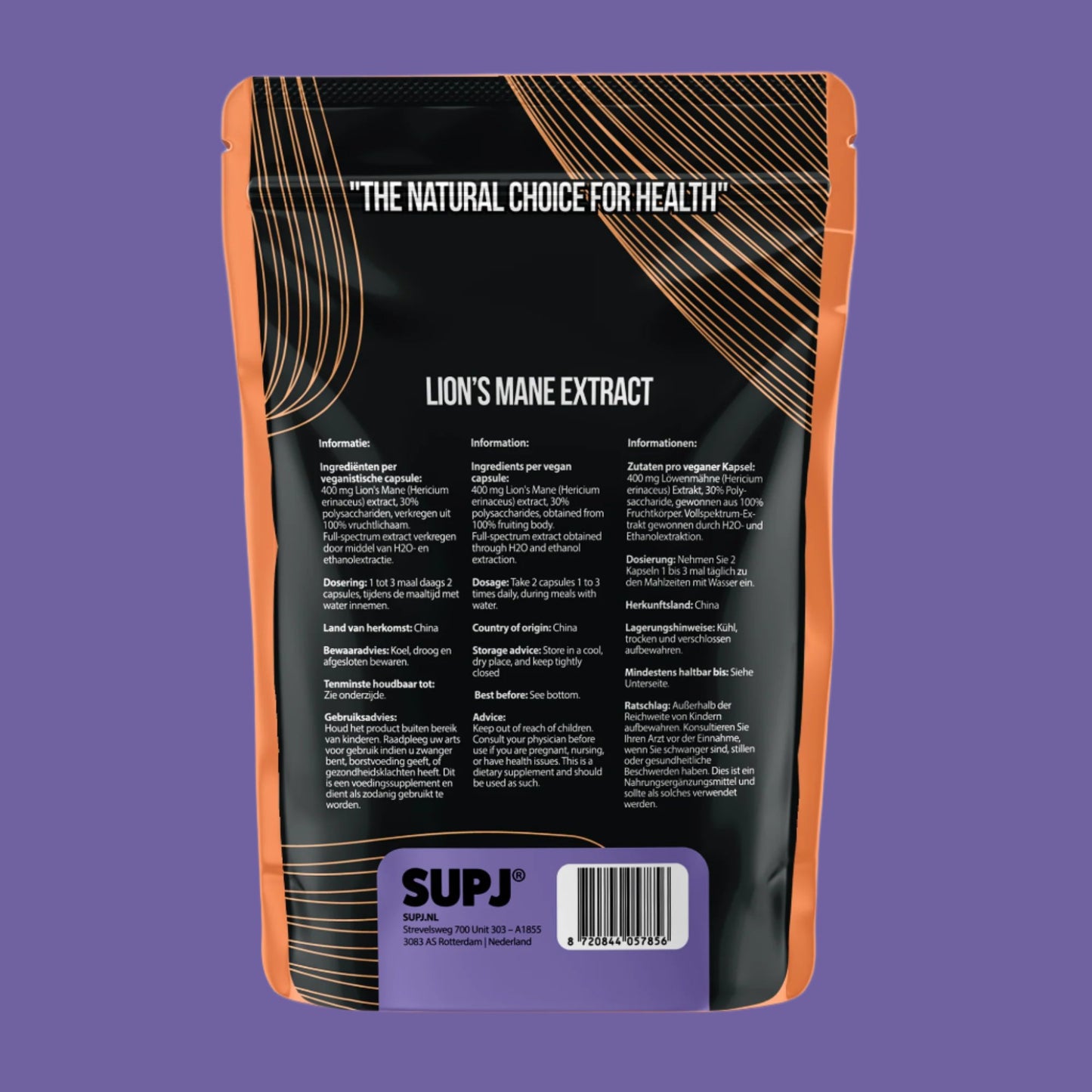 SUPJ lions mane extract capsules