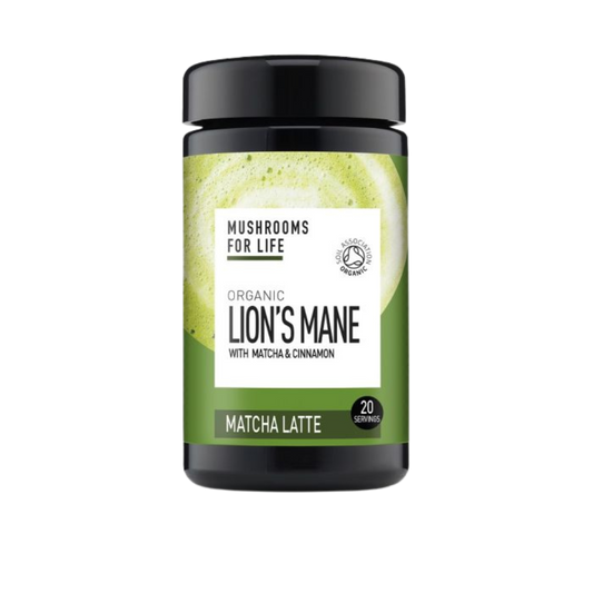 Lion's Mane Matcha Mushroom Latte 1000 mg Bio (Mushrooms4Life) 110gr